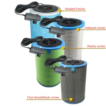 

Homemade DIY Air Cleaner HEPA Filter Remove PM2.5 Smoke Dust Formaldehyde TVOC Home Car Deodorization Air Purifier