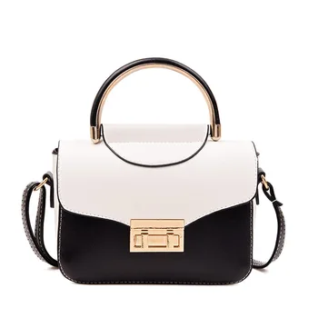 

Fashion trend color matching female handbag, new style unique personality single shoulder slant cross small bag free mailing