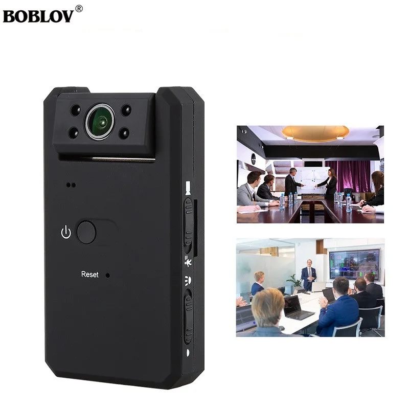 

BOBLOV Mini DV Camara black 1080P Infrared Night Vision Mini Camcorder with 180 degree Rotation Motion Detection function