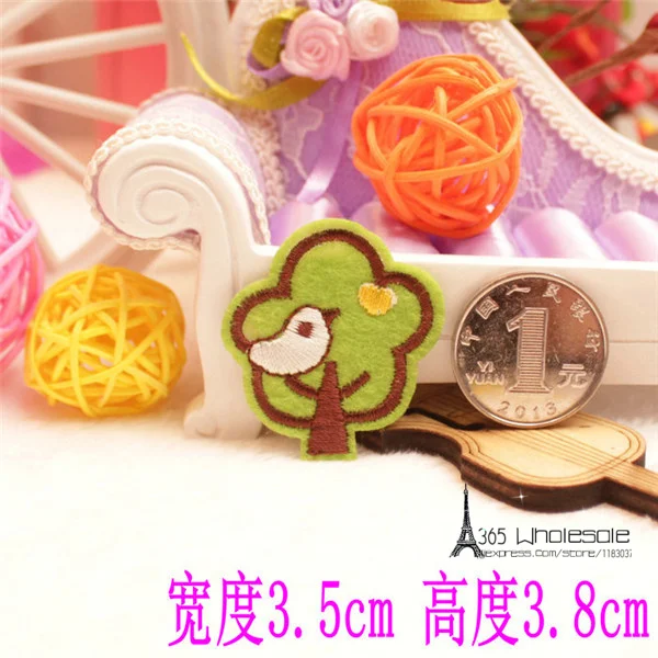 House Bee Tree 3pcs of Iron on cloth patches - 3