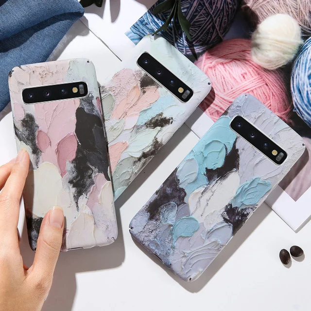 KISSCASE 3D Luminous Phone Case For Samsung Galaxy S10 Plus S10e Emboss S8 S9 A5 A7 A6 2018 Funda | Мобильные телефоны и