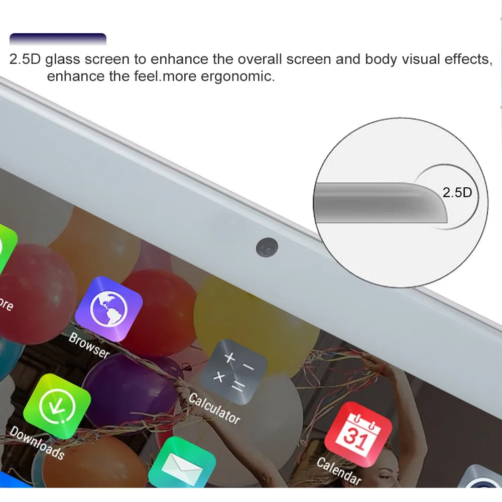 7000mAH Android 9.0 2.5D Screen Tablet pcs 10.1 inch 3G Phone tablet PC 8 Octa Core RAM 6GB ROM 128GB tablets kids tablet FM GPS