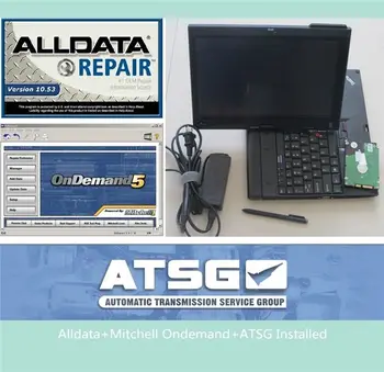 

Alldata V10.53 & M.itchellOndemand2015 & ATSG Install Well in 1000GB HDD hard disk Plus X200T Laptop Touch Screen Ready To Work