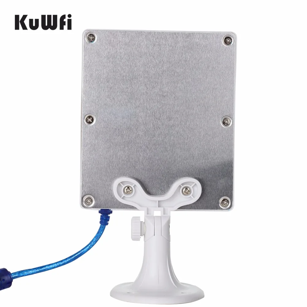 KuWfi 150 Мбит/с Wifi приемник мягкий AP с высоким коэффициентом усиления 14dBi антенна 5 м кабель USB адаптер высокая мощность открытый водонепроницаемый большой диапазон