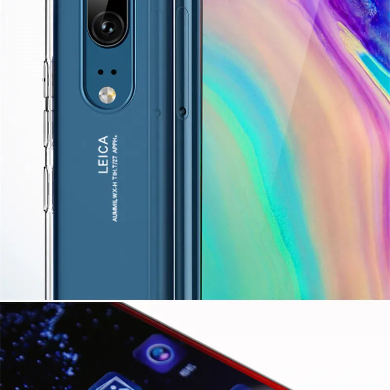 HUKU 3D чехол для телефона для huawei P20 P30 Pro lite Nova 3 3i 3e 4 4e чехол Прозрачный Мягкий ТПУ силиконовый чехол для huawei Nova/4e 3e