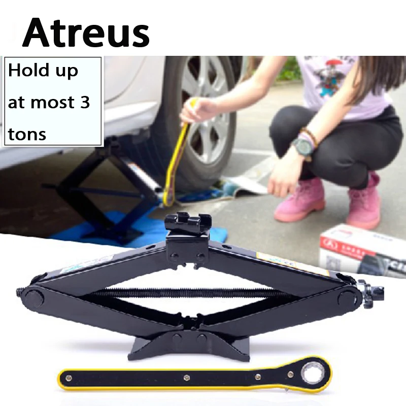 Автостайлинг Atreus 3 тонны подъемник с заводным механизмом ручка скорости