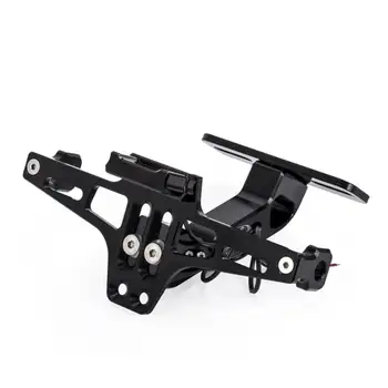 

Universal Motorcycle Rear License Plate Mount Holder Turn Signal Light For Honda Kawasaki Z750 R3 Z800 R6 MT07 MT09 MT10