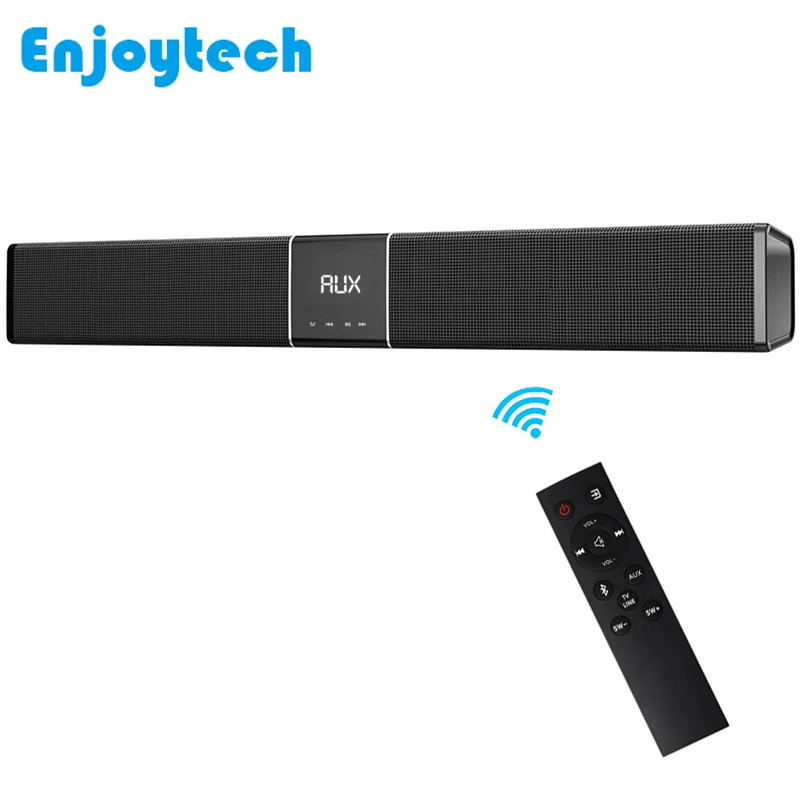 Мини Беспроводная bluetooth колонка звуковая панель 10 Вт * 2 для телевизора ноутбука