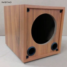 IWISTAO HIFI 6,5 дюймов сабвуфер пустой шкаф пассивный деревянный динамик корпус HDF доска DIY