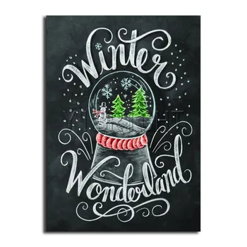 

Christmas Blackboard Letters Drill Resin Ribbon Mosaic 5D Diy Embroidery Diamond Painting 3D Cross Stitch Kit Sticker Room Decor