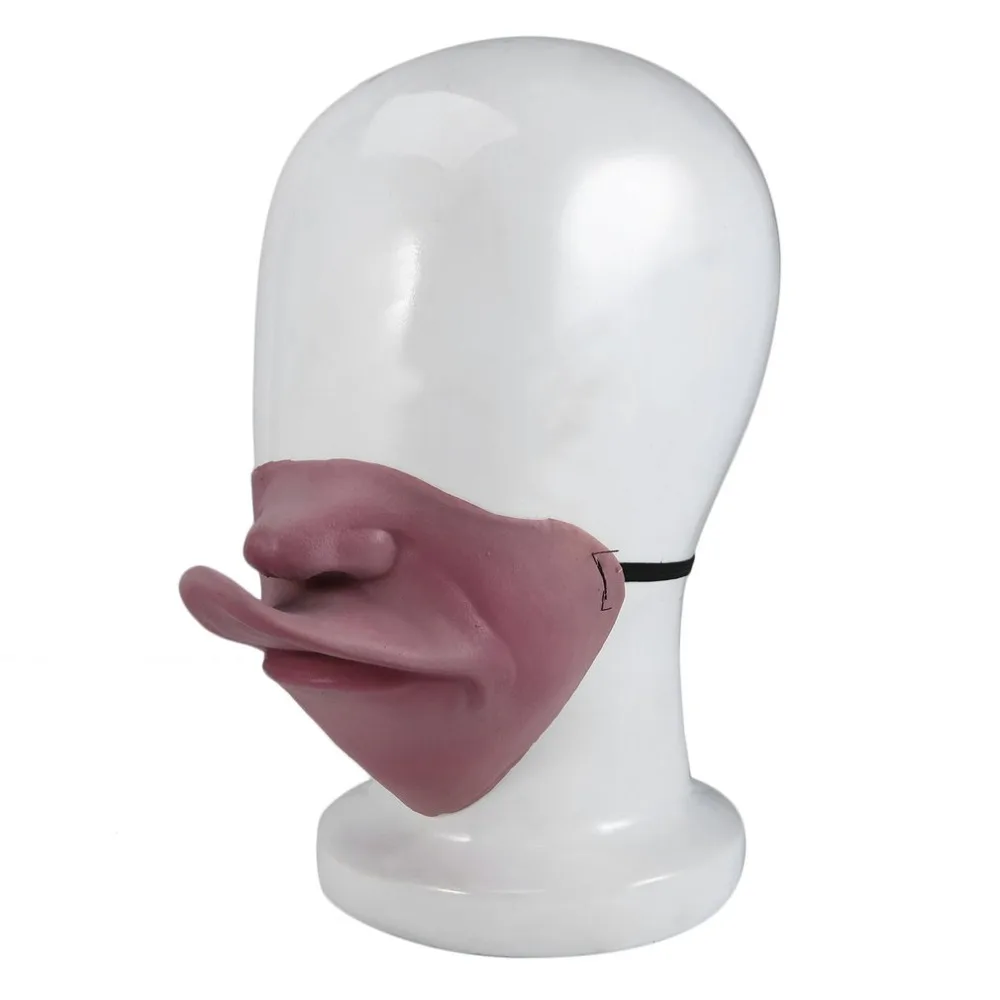 Мужской женский латексный большой нос Забавный пугающий ужасный латекс маска на пол-лица Косплей Хэллоуин Карнавальный костюм аксессуары