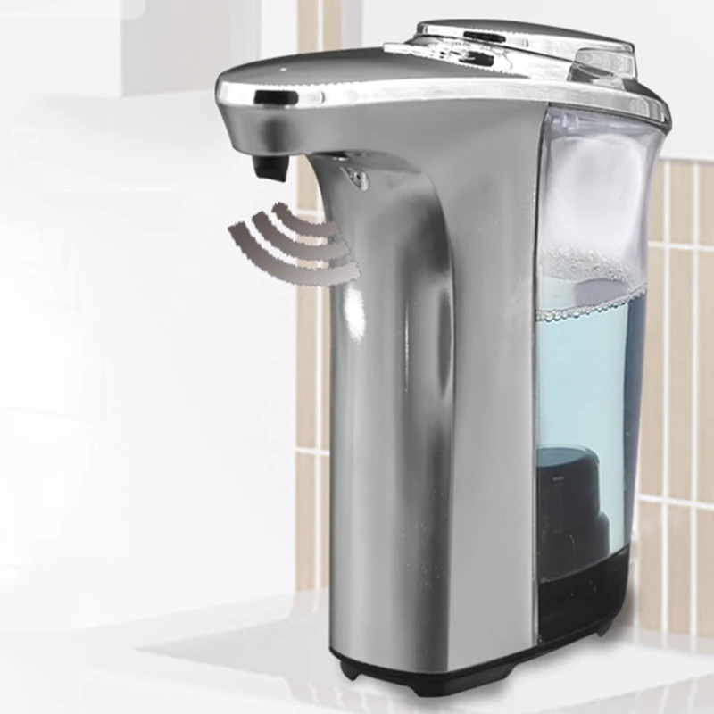 

Automatic Soap Dispenser, Touch-Less Battery Operated, Infrared Motion Sensor - 17Oz/500Ml Large Capacity Perfect for Kitchen