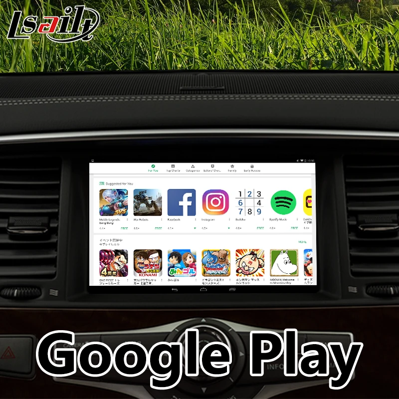 Plug & Play Android GPS caja de navegación para QX80 Infiniti interfaz Android compatible con carplay inalámbrico, control de perilla OEM por Lsailt