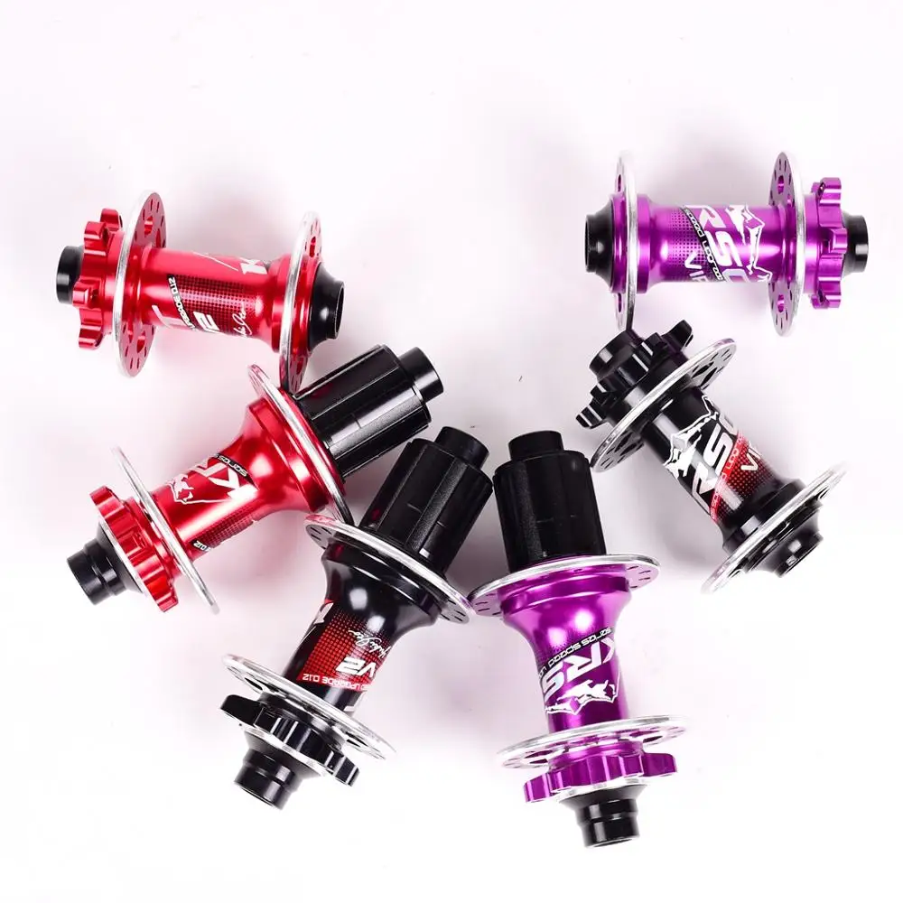 

2019 KRSCT 32H MTB Bicycle Disc Brake Hub 5 Bearings 6 Pawls 72 Clicks Hubs QR Thru Axle Quick Release For AM FR Mountain Bike
