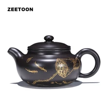 200cc аутентичный Исин Чайник античный горшок китайский здоровье фиолетовый глина мастер ручной работы чайный набор кунг-фу Fanggu горшки банды ГУ чайник