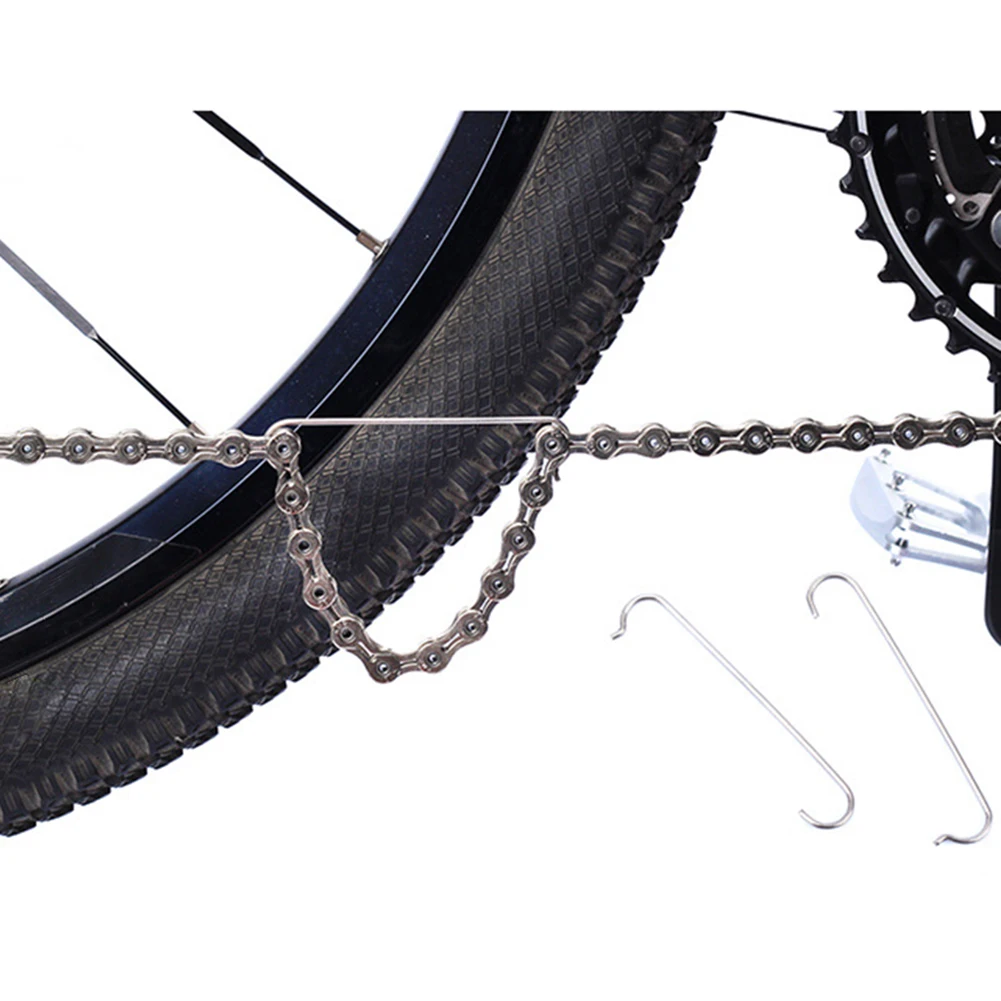 Инструменты для ремонта велосипеда 304 из нержавеющей стали цепь MTB цепь для дорожного велосипеда крючки соединительные вспомогательные инструменты Соединительная цепь крюк