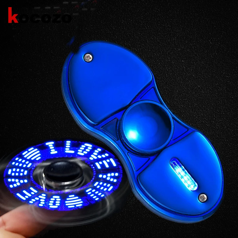 Hand Spinner Fidget Top Spinner Toy USB Electronic Cigarette Lighter