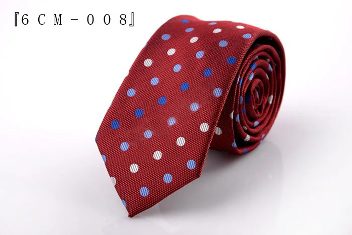 Mens Polyester Skinny Tie 6cm Slim Fashion Neck Tie Green Red Flower Striped Leisure Necktie Business Wedding Neckwear Gift Ties