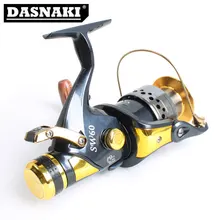Most Popular SW50 Smooth Rear Drag Spinning Reel Fishing Reel 9+1 BB Carp Bait Runner Fishing Reel Front and reel for fishing