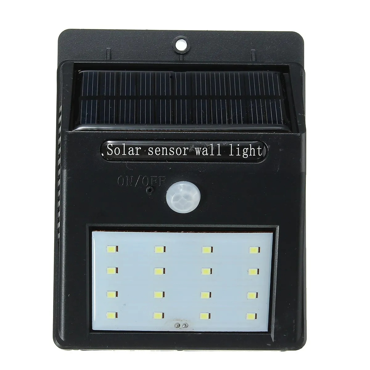 1 5W 2835 SMD LED Solar Light PIR Motion Sensor 16 LED Solar Power Outdoor Garden