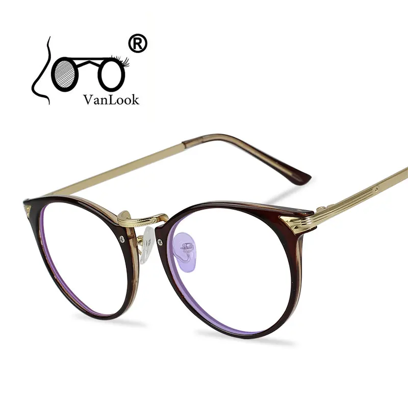 

Computer Glasses Blue Light Blocking Women's Transparent Spectacles Round Anti Blue Ray Eyeglasses Protective Eyewear For Men
