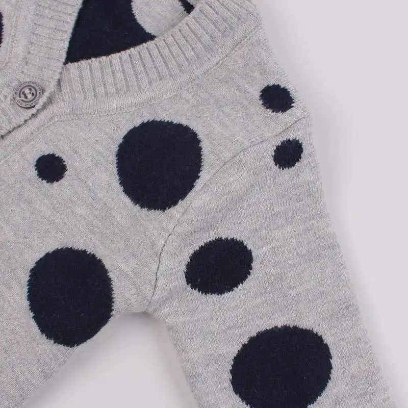 Cotton Baby Boy Sweater V Neck Cardigan for Infant Kids Girls Soft Comfortable Crochet Knitting Warm Outfit Coat Autumn Winter (5)