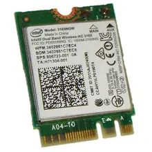 Беспроводной адаптер карта для Intel Двухдиапазонная Беспроводная-AC 3165 3165NGW wifi Bluetooth 4,0 NGFF карта 802.11AC для hp SPS 806723-001