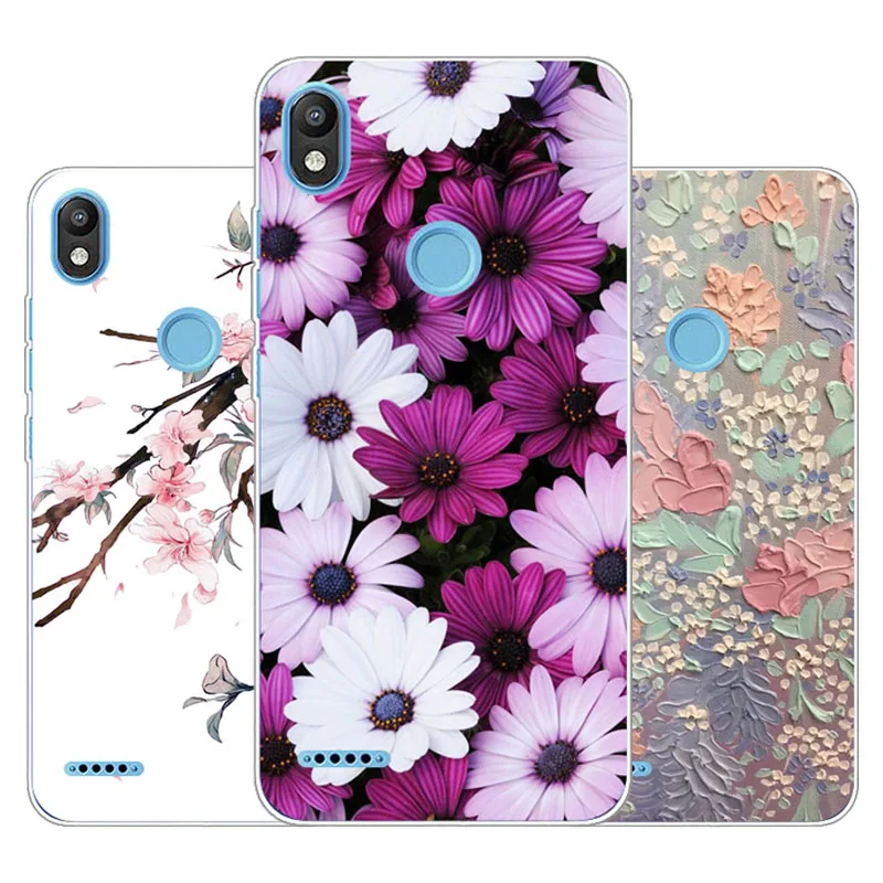 

Infinix Smart 2 X5515 Case,Silicon Precious flower Painting Soft TPU Back Cover for Smart 2 X5515 X5515F protect Phone cases