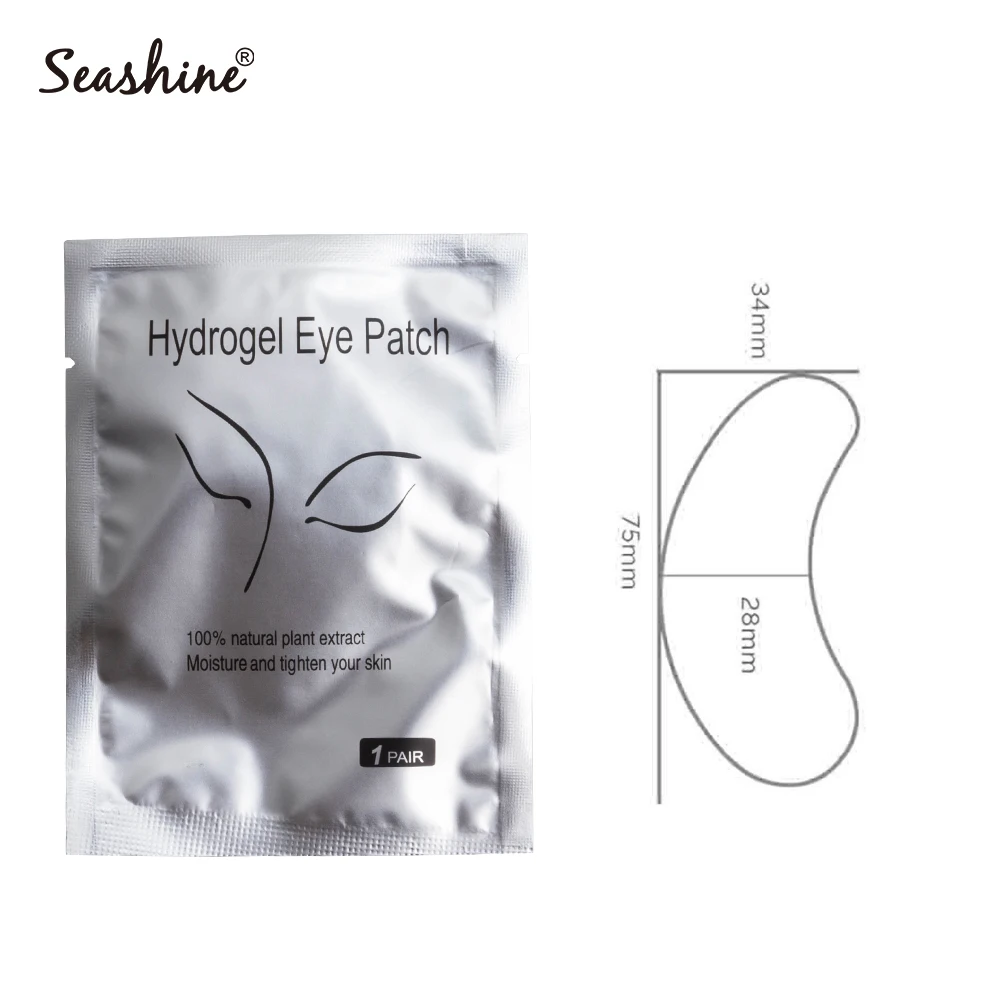 

Seashine Patches Eyelash Extension Stickers 50Pcs Eye Pads Paper Under Eyes Grafted Lash Stickers Beauty Tips Wraps Tools Pad
