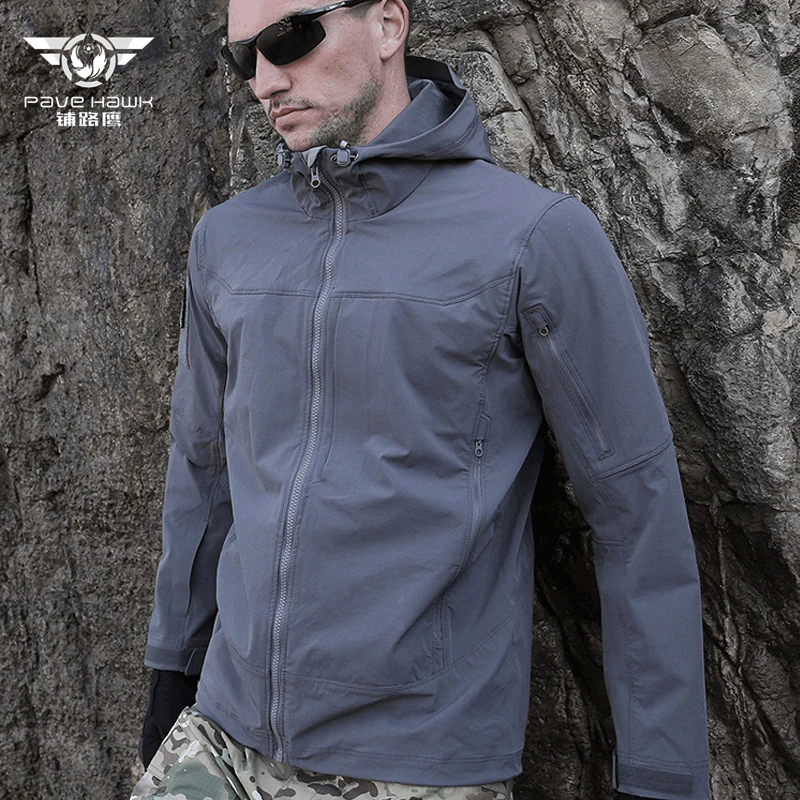 PAVEHAWK Summer UV Hiking Jackets Men Stretch Waterproof Softshell Windbreaker Soft Shell Jacket Fishing Coat Rain Women |