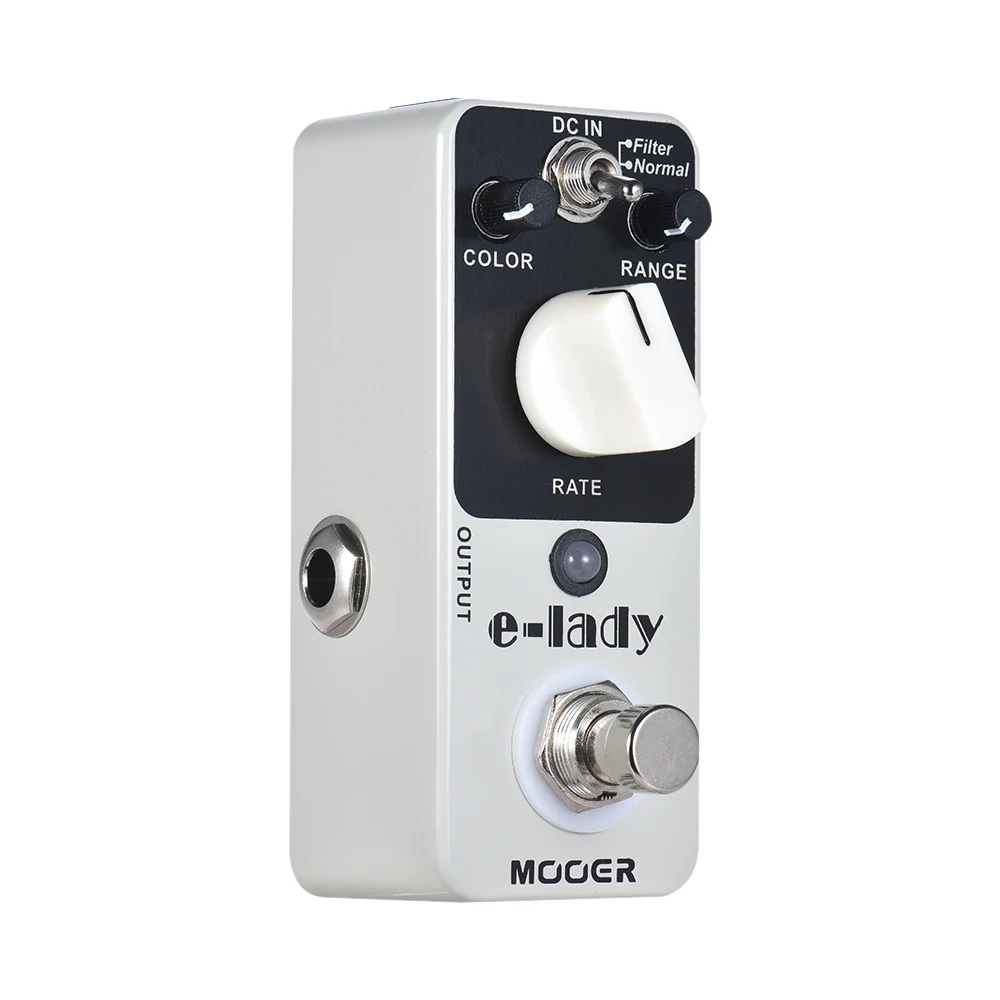 

MOOER e-lady Analog Flanger Guitar Effect Pedal 2 Modes True Bypass Full Metal Shell