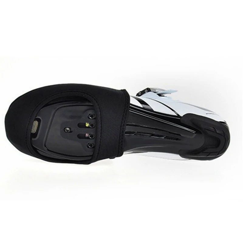 MTB Road Bike Shoes Cover Black Half Palm Toe Lock Windproof Bicycle Protector Boot Case Cycling Overshoes Accessories AC0249 (11)