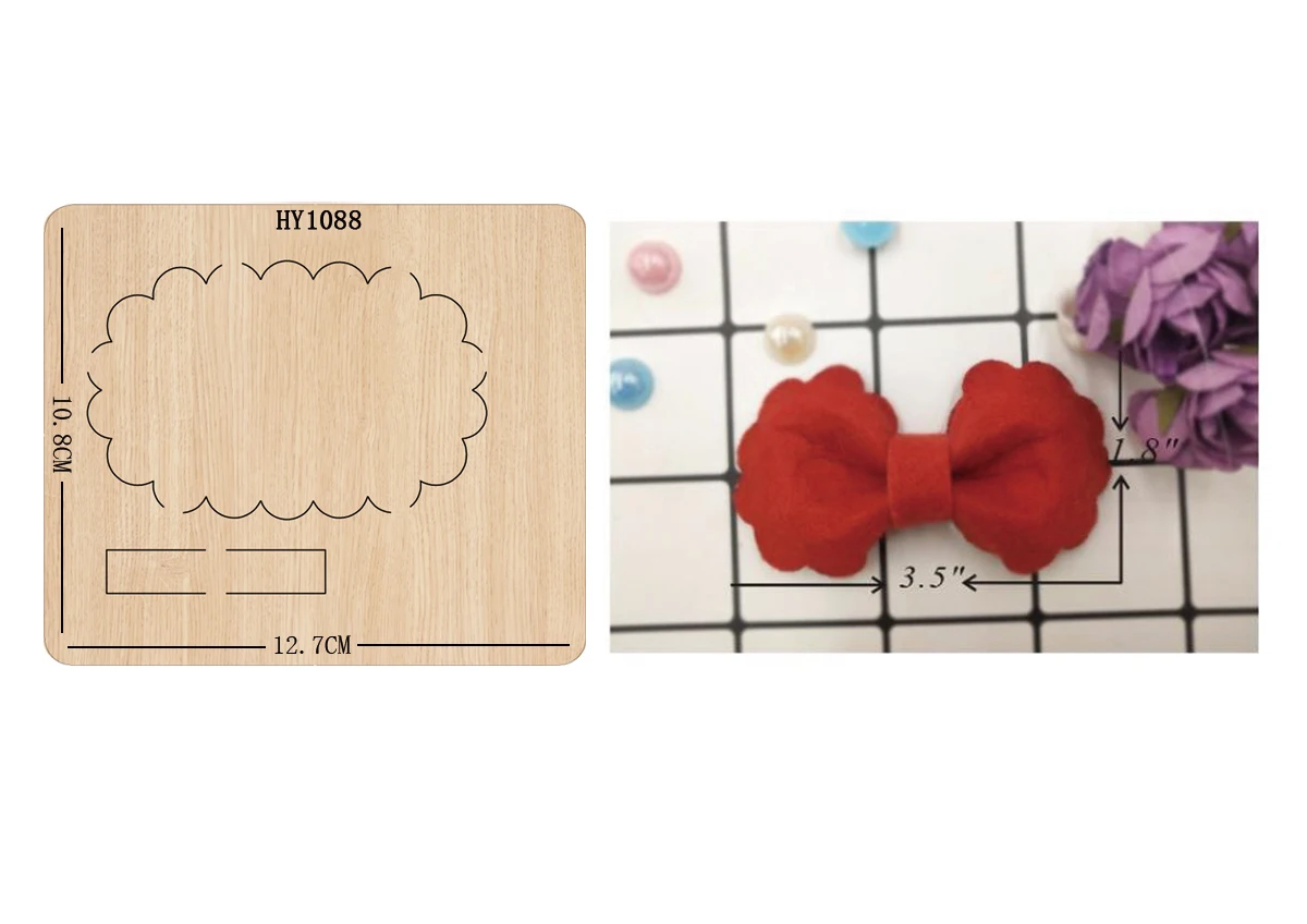 

bow cutting dies 2019 new die cut &wooden dies Suitable for common die cutting machines on the market