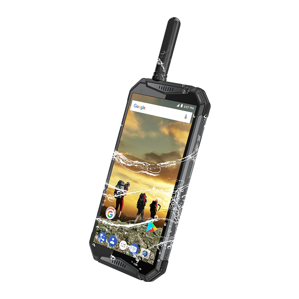 IP68 влагонепроницаемые Walkie Talkie Android8.1 цифровое радио DMR UHF NFC мобильный телефон Gsm/Wcdma/Lte открытый Zello Realptt трансивер