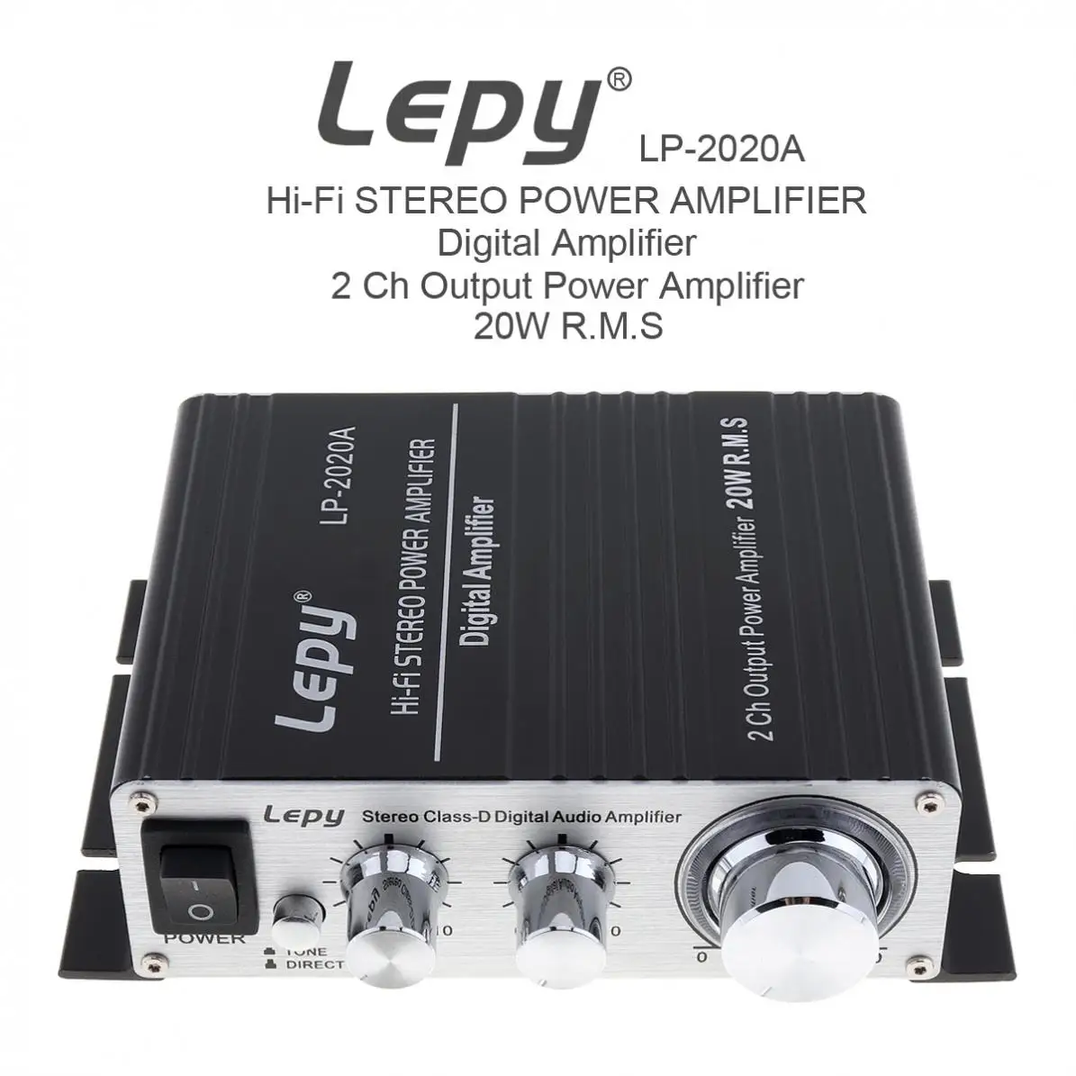 Lepy 2020A 20Wx2 2CH стерео класса D Цифровой аудио усилитель HiFi стерео усилитель мощности с защитой от перегрузки по току