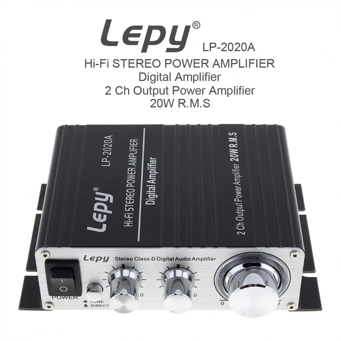 Lepy 2020A 20Wx2 2CH стерео класса D цифровой аудио усилитель Hi Fi мощности с защитой от