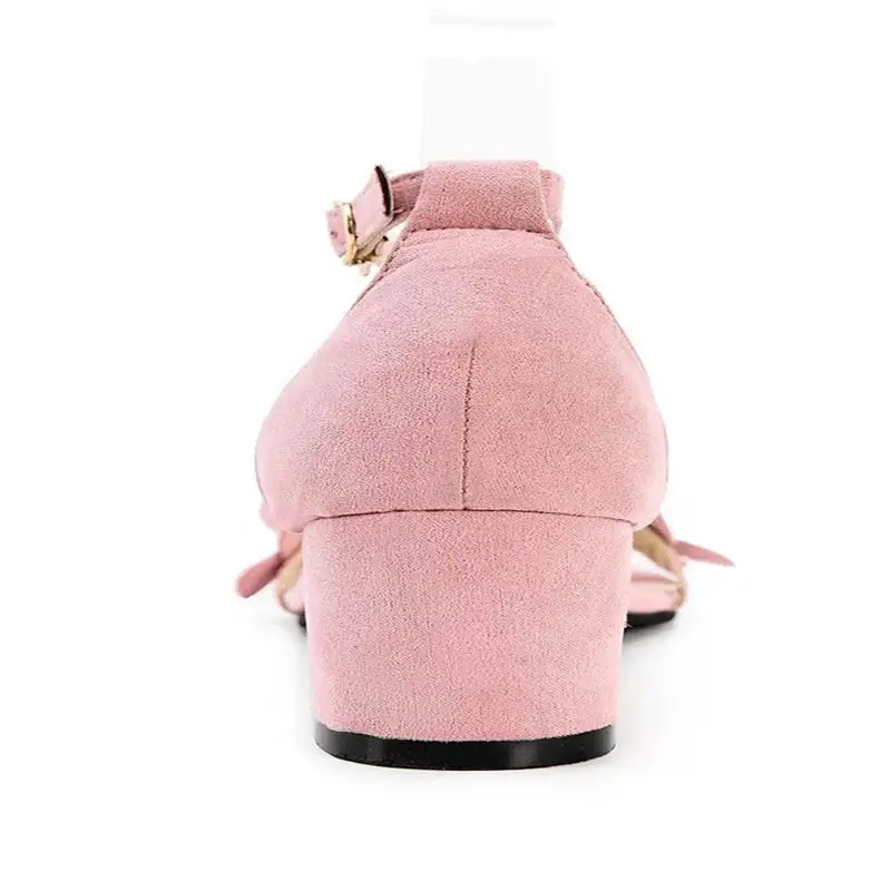 Женская обувь на высоком квадратном каблуке; Цвет черный, розовый, серый; босоножки на высоком каблуке, украшенные цветами и пряжкой; sandalia feminina Buty Damskie; E675