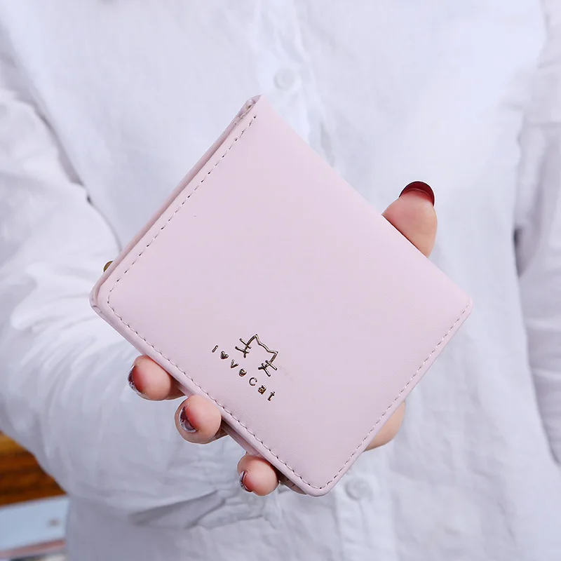 

Short Thin Cute Cat Chick Dog Elephant Lady Purse Hasp Wallet Cartoon Student Wallet Card Holder Wallet Billetera Free Shipping
