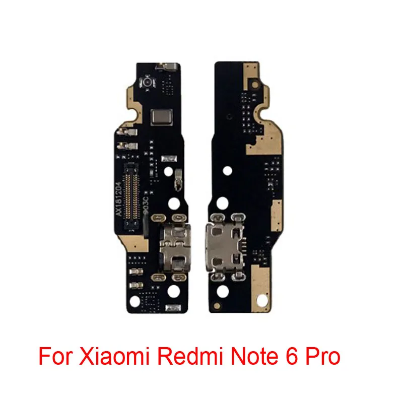 

10 Pcs/Lot , Micro USB board Plug Charge Port Dock Connector Flex Cable Microphone Board For Xiaomi Redmi Note 6 Pro