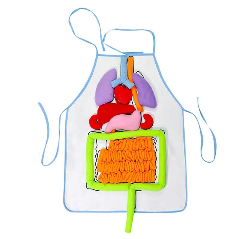 Детский обучающий фартук детский сад вискера обучающая утварь дети обучающая интеллектуальная разработка 3D фартук для органа