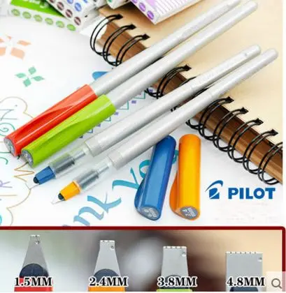 

Pilot Parallel Pen Art Fountain Pen English Calligraphy Pen with 12 Cartridges 1.5 2.4 3.8 6.0mm