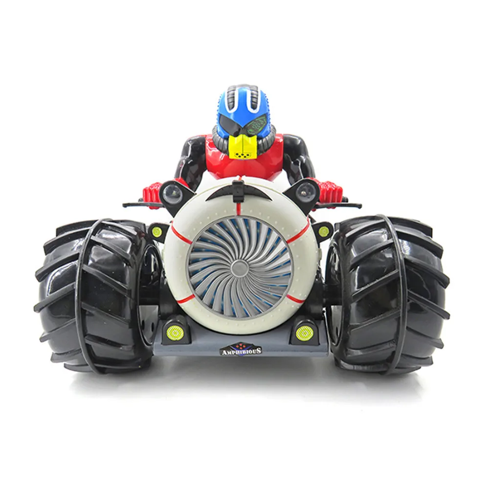 Flytec 989 333 rc амфибия 4WD 15 км/ч 2 4 ГГц мотоцикла лодка Беспроводной трюк RC автомобили с