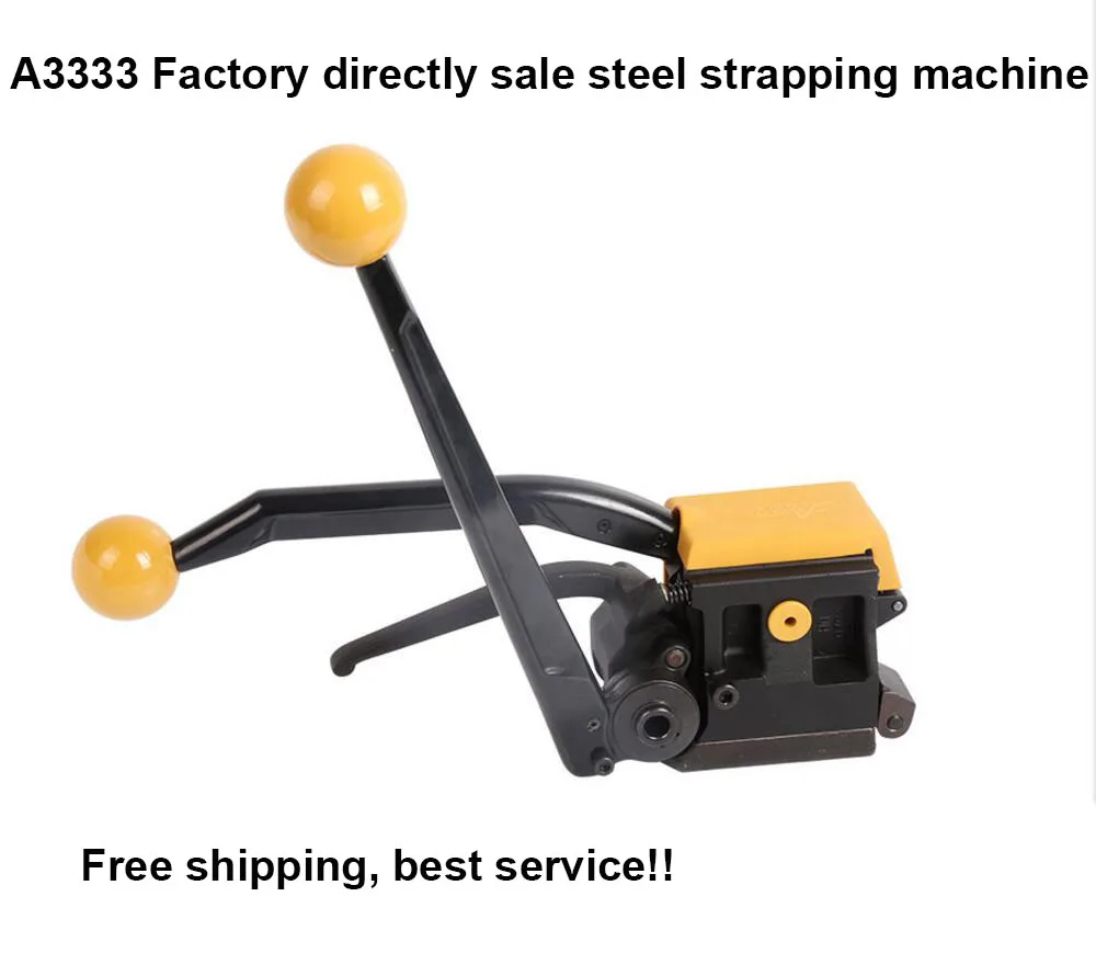 A333 steel buckle free 13 19mm steel strap belt manual handheld