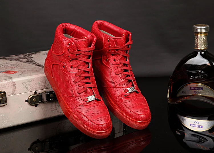 red luxury sneakers