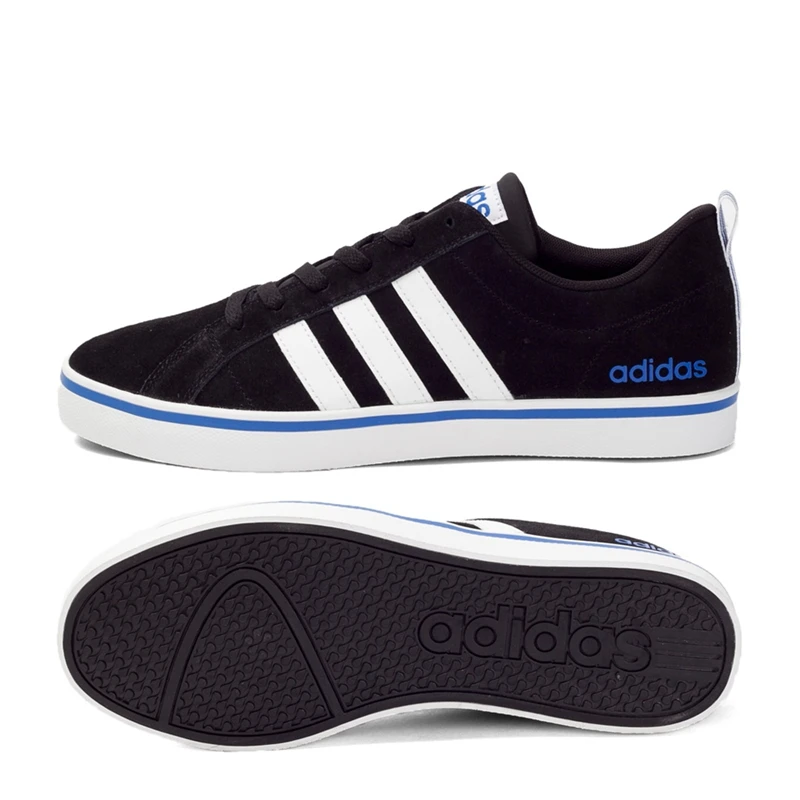 adidas black leather padded 'neo' trainers adidas black leather padded 'neo' trainers