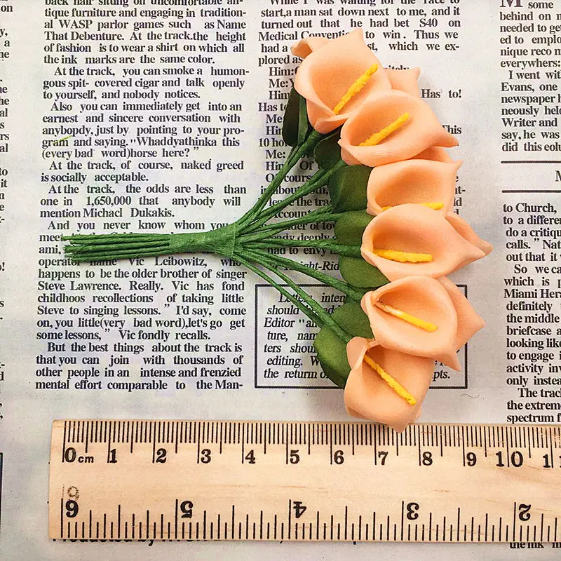 144 шт. (2 5 см/a) искусственные из ПЭ пены calla цветы лилии/Свадебное Украшение коробки