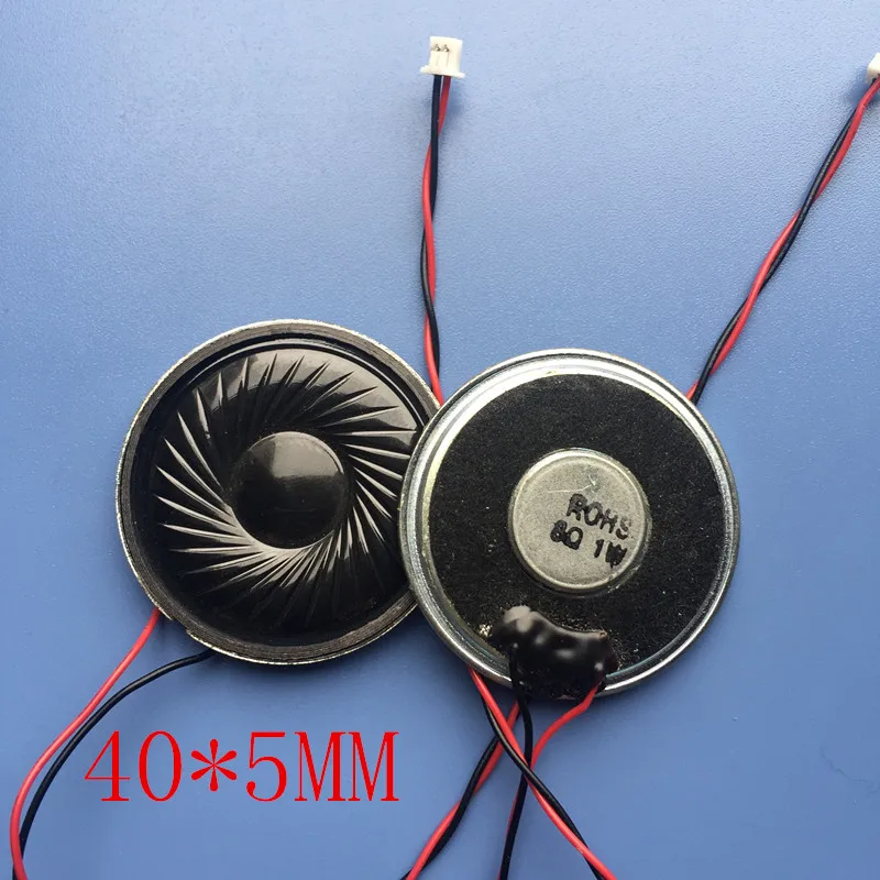New building intercom sound speaker 8 ohms 1 watt 8R 1W diameter 40MM 4cm thick 5mm Loudspeaker | Электроника