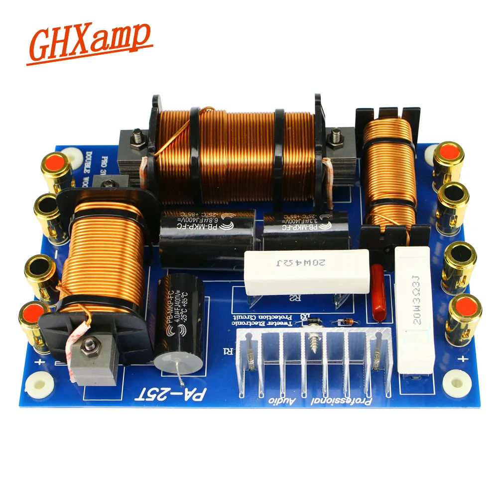Ghxamp 1000w Dual Woofer+treble Speaker Crossover 2200hz 2 Way
