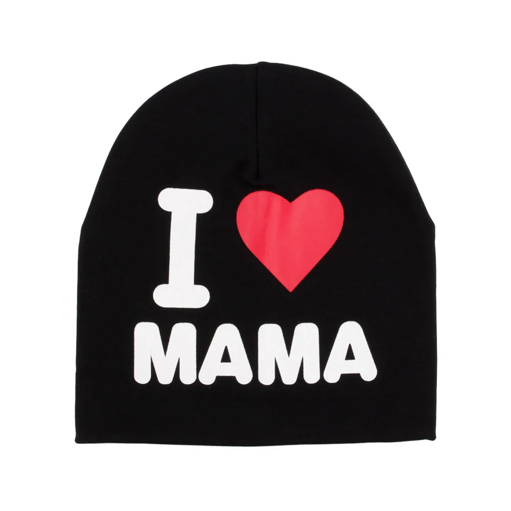Gorrito de Bebe Niño Niña Recien Nacido Gorro Comodo Sombrero YO AMO MAMA PAPA