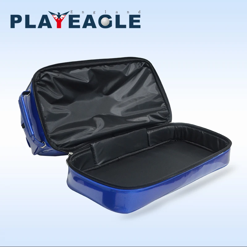 PLAYEAGLE جديد وصول طبقة مزدوجة الرجال الغولف حقيبة من القماش الخشن بو السلس حقيبة غولف للسفر للماء بوسطن حقيبة مع حذاء جيب